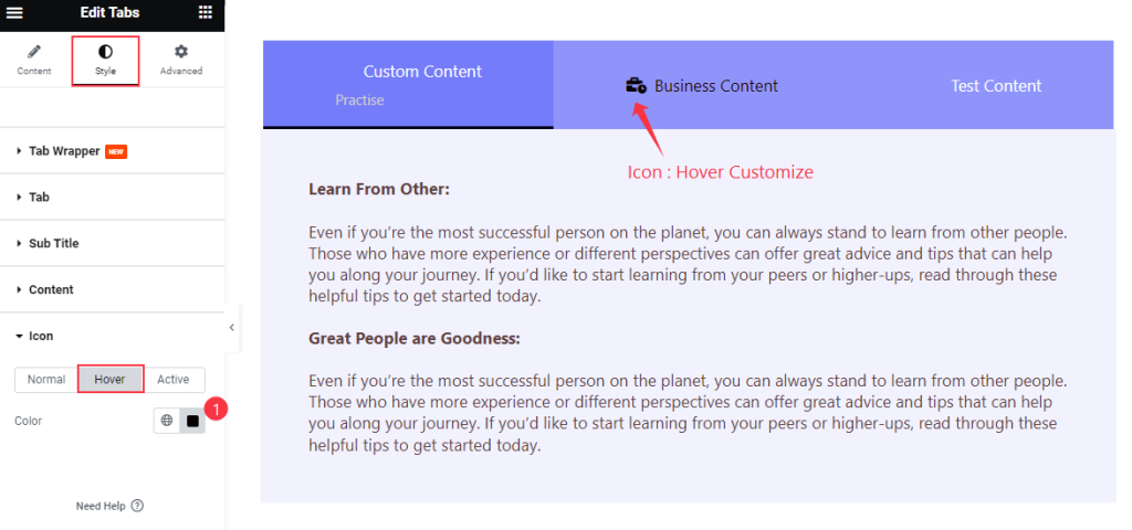 Icon Hover - BdThemes