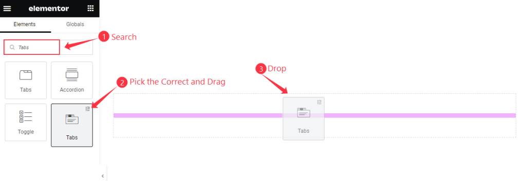 Insert Tabs Widget - BdThemes