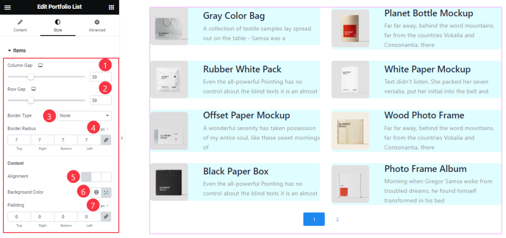 Items - BdThemes