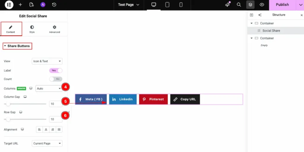 Share Buttons 5 - BdThemes