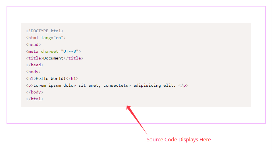 The Default View of Source Code - BdThemes
