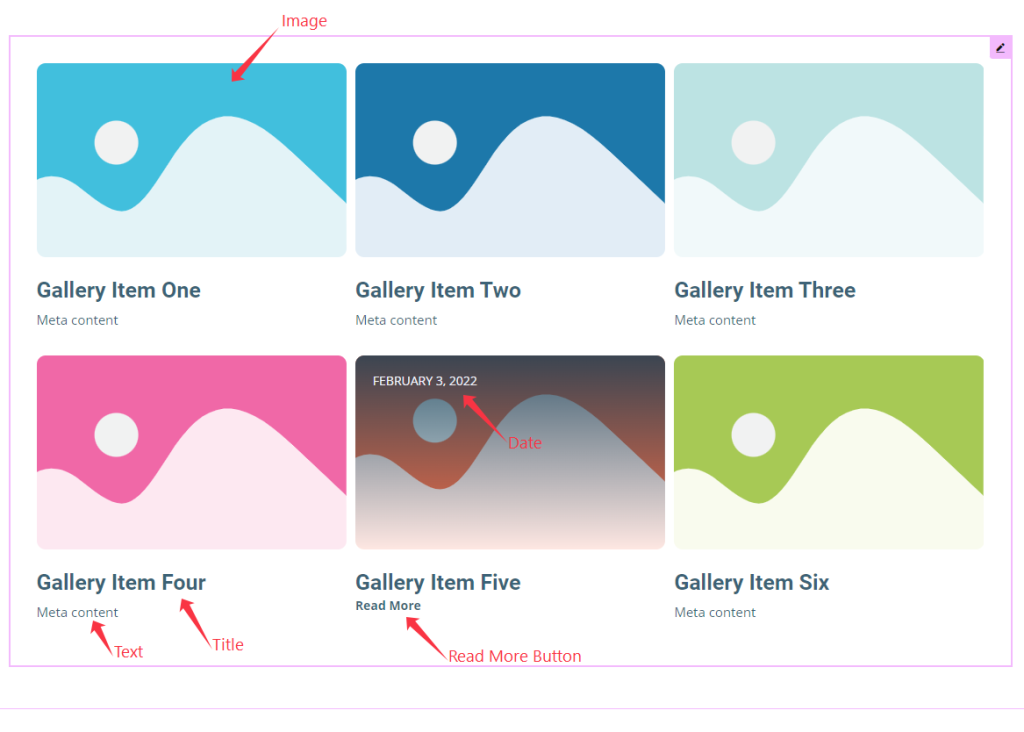 The default view of Marron Widget - BdThemes