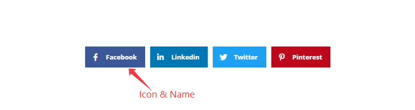 default view of social share - BdThemes