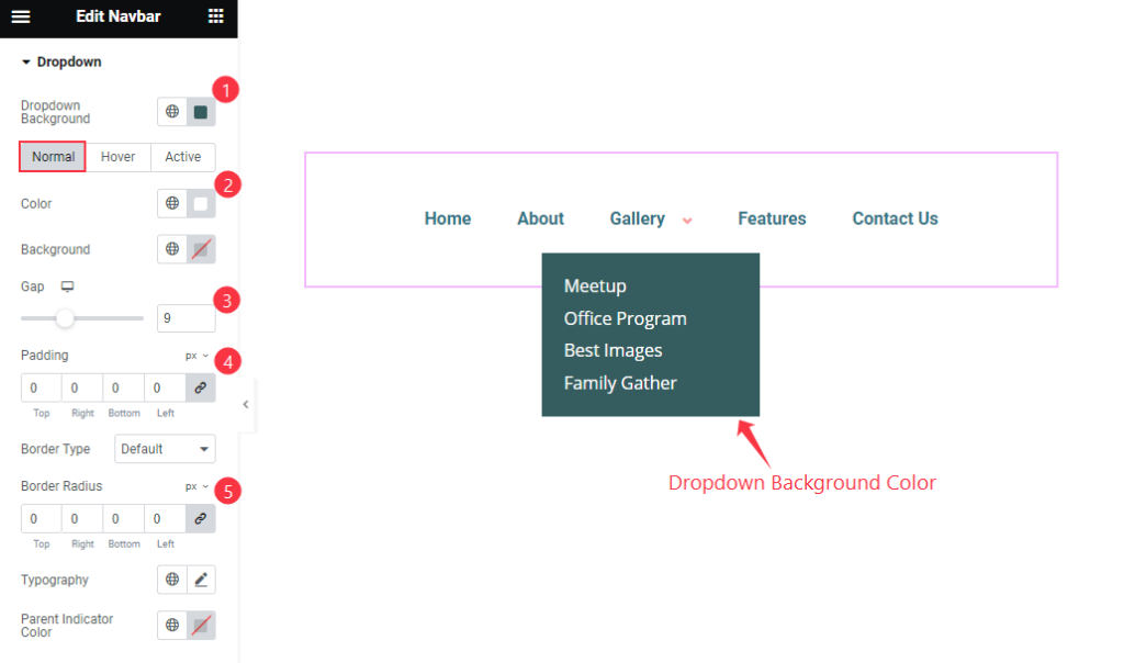 Dropdown 1 - BdThemes