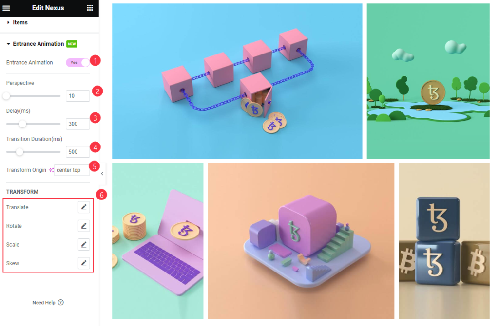 Entrance Animation 1 - BdThemes