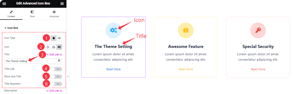 Icon Box1 - BdThemes