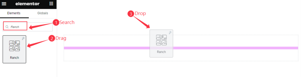 Insert Ranch widget - BdThemes