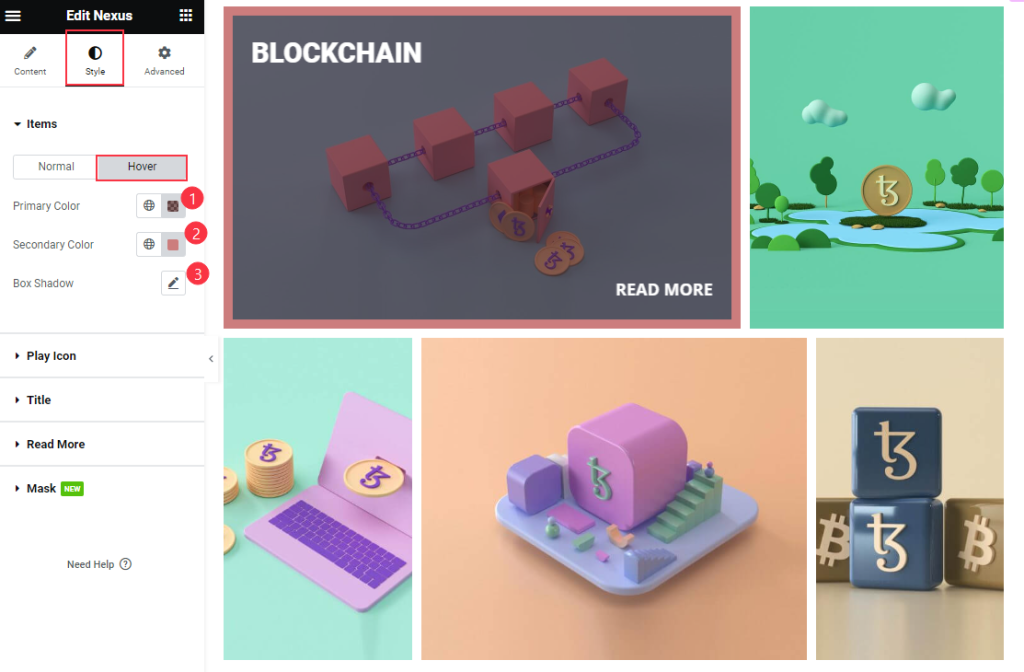 Items hover 2 - BdThemes