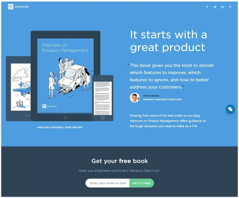 Lead Capture Landing Page - BdThemes