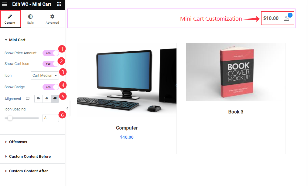 Mini cart - BdThemes