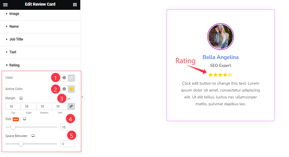 Rating - BdThemes