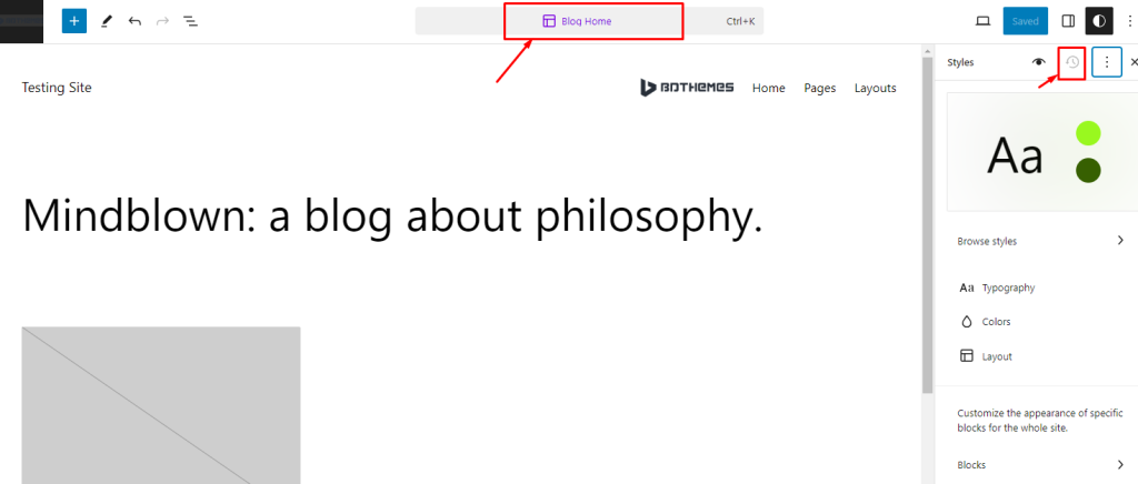 Site Editor - Style part 5