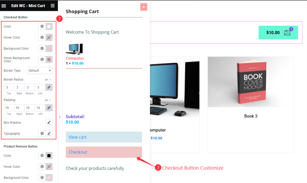 plist Checkout button - BdThemes