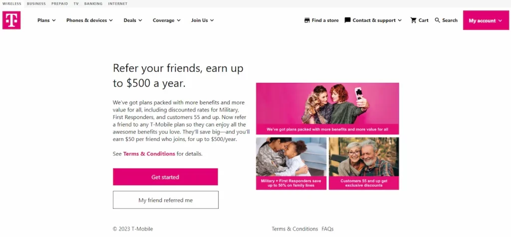 referral landing page - BdThemes