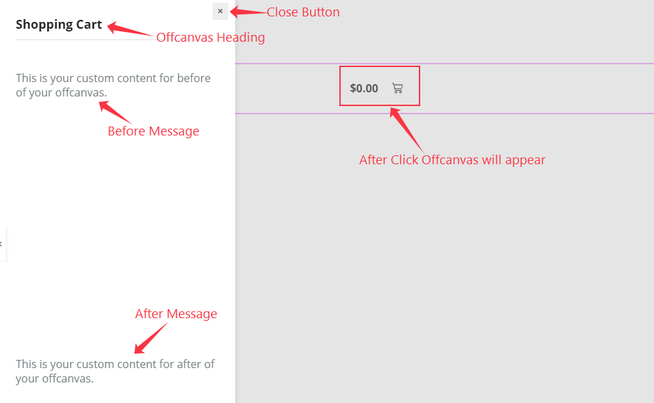 the default view of offcanvas 1 - BdThemes