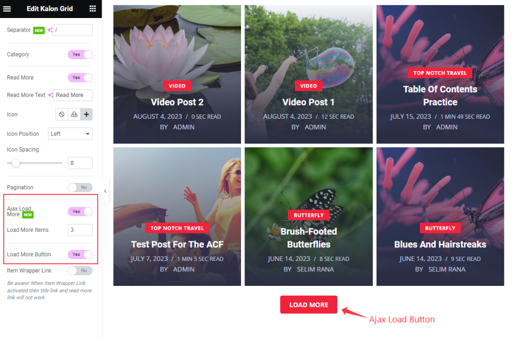 Additional Ajax Load More Feature - BdThemes