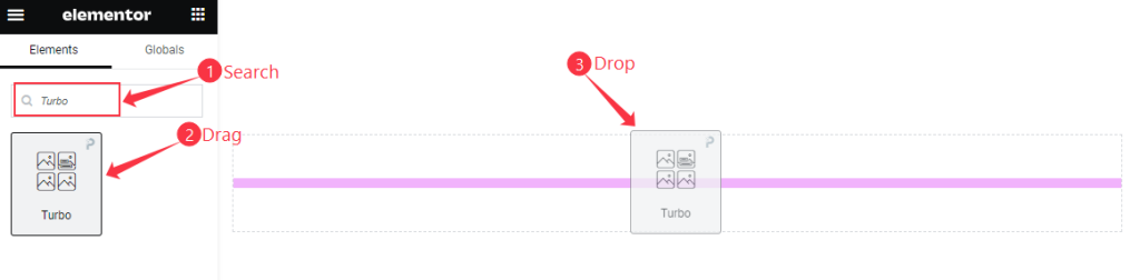 Insert Turbo widget - BdThemes