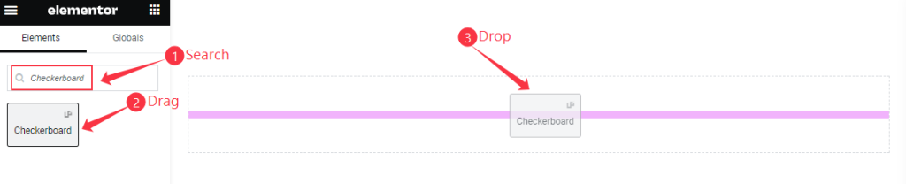 Insert checkerboard widgets - BdThemes