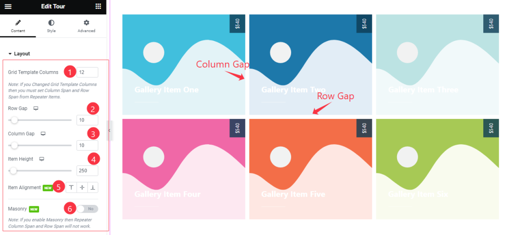 Layout Section Customization