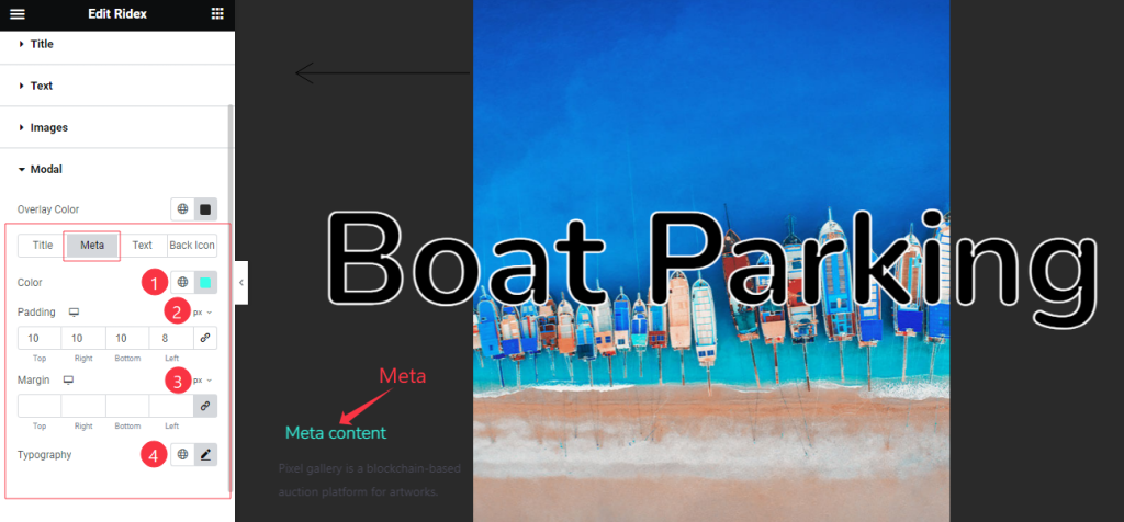 Modal Meta - BdThemes
