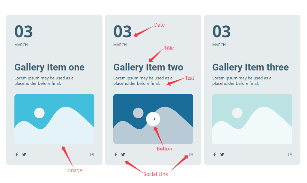 The default view of wisdom widget - BdThemes