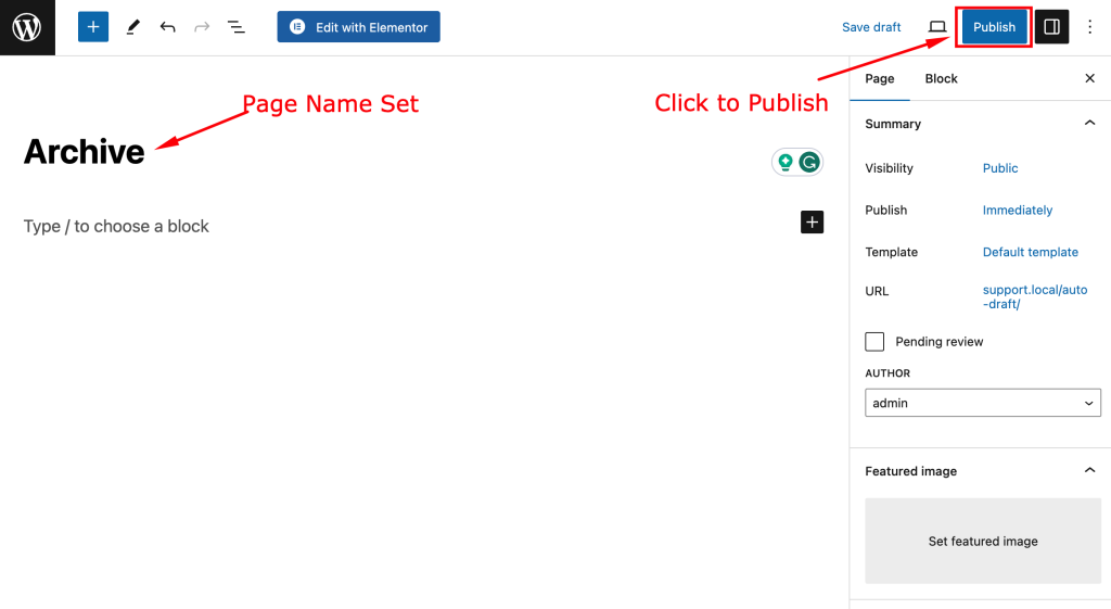 archive page click to publish - BdThemes