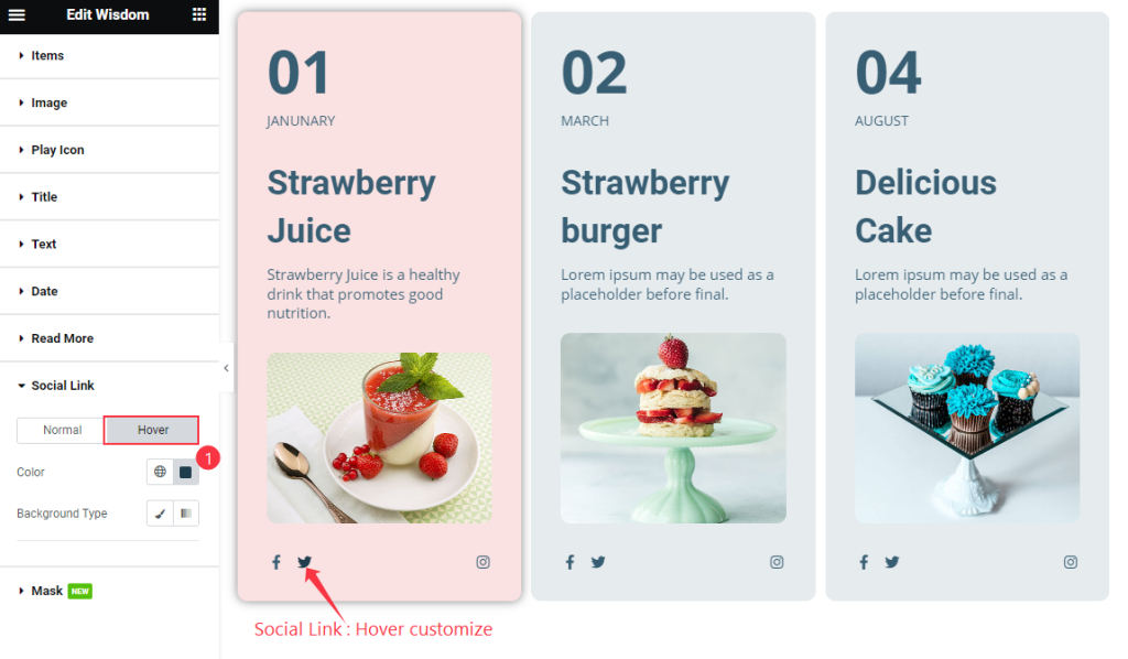social link hover - BdThemes