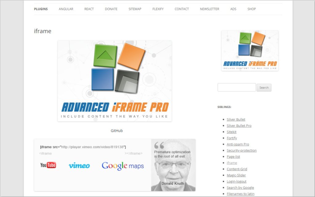 Advance Ifrrame Pro - BdThemes