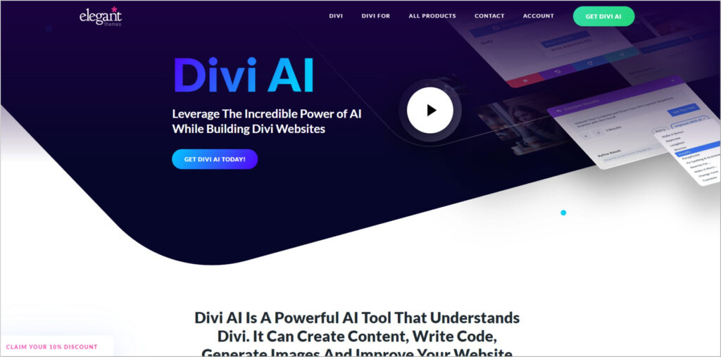 Divi AI - BdThemes