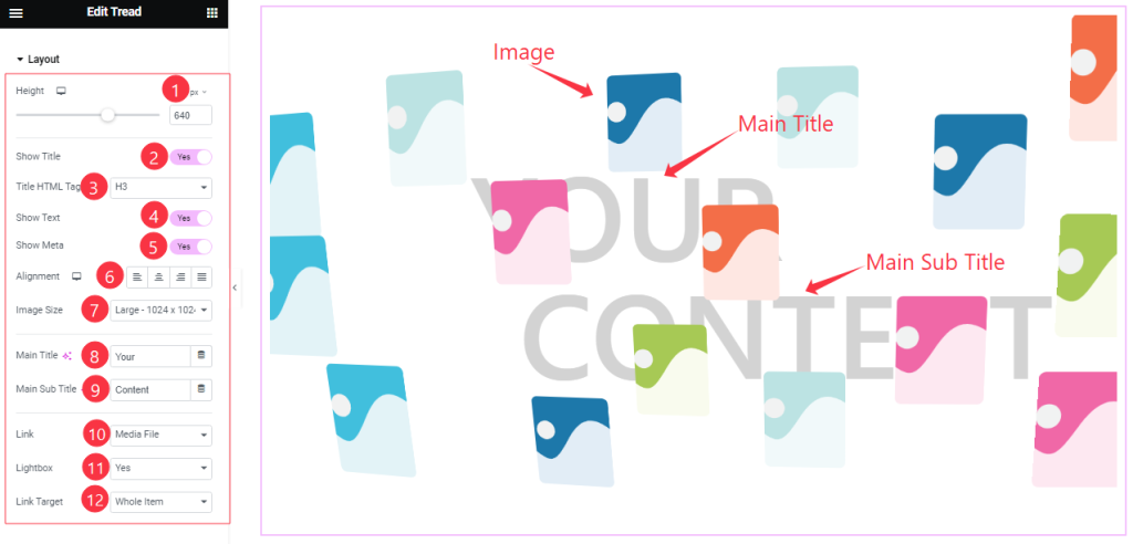 Layout Section Customization