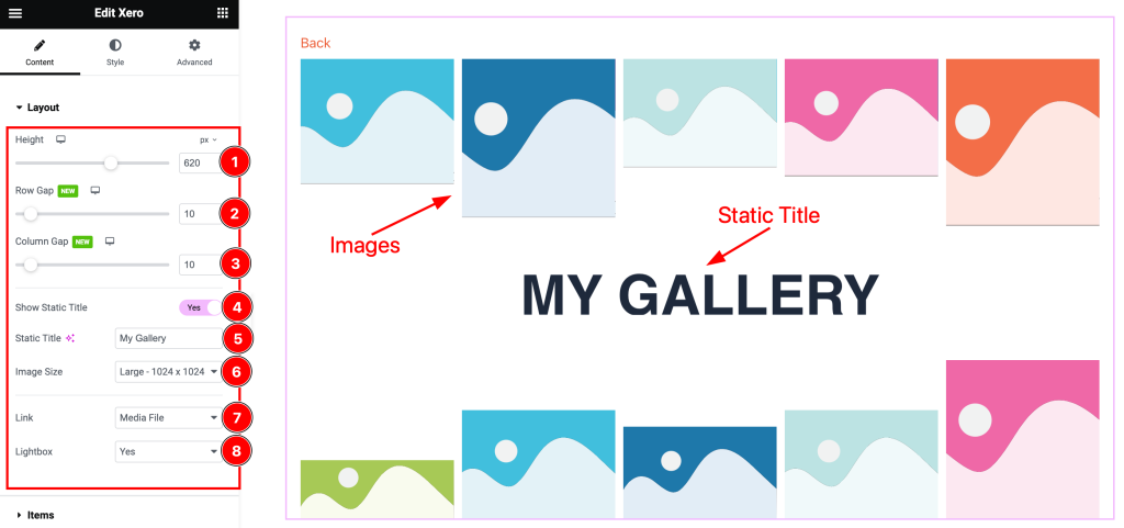 Layout Section Customization