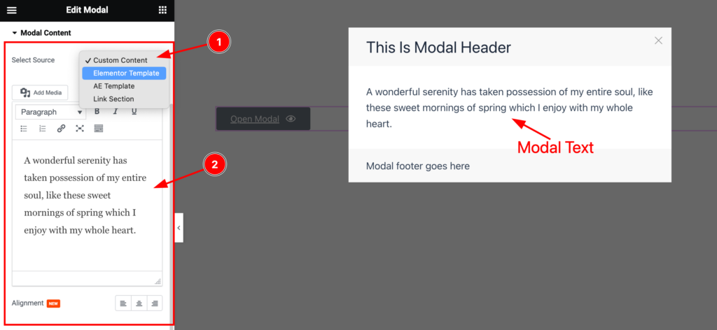 Modal Text 3 - BdThemes