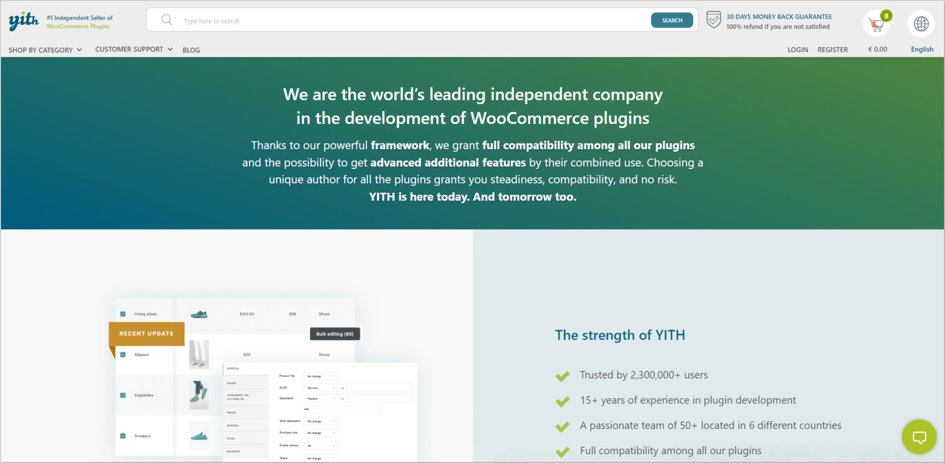 YITH ajax wocommerce plugin