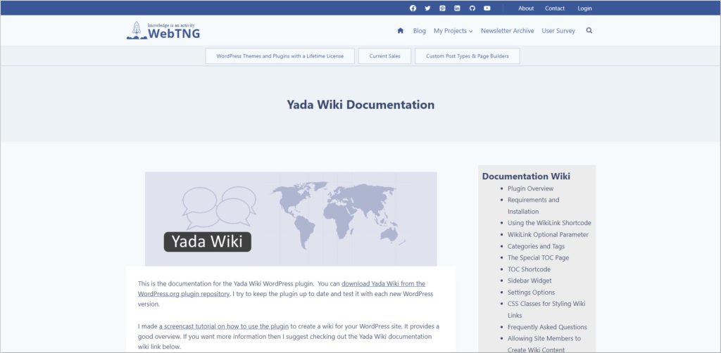 Yada Wiki Documentation WebTNG - BdThemes