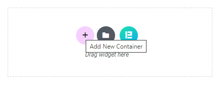 add new container - BdThemes