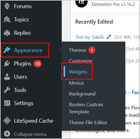 add searchbar in wordpress by default widget - BdThemes