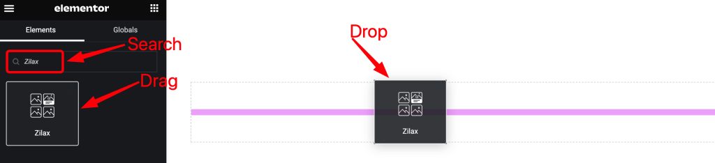 insert Zilax slider - BdThemes