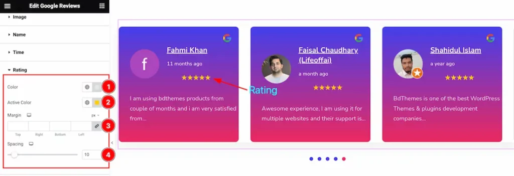 Rating - BdThemes