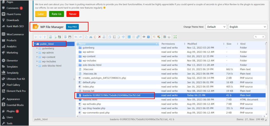 WP File Manager - BdThemes