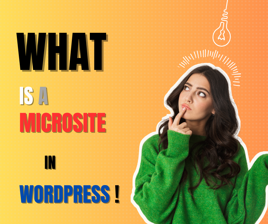 What is a microsite in wordpress - BdThemes