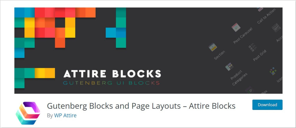 Attire Blocks - BdThemes