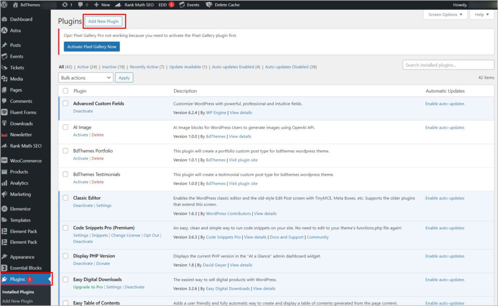 plugins new - BdThemes