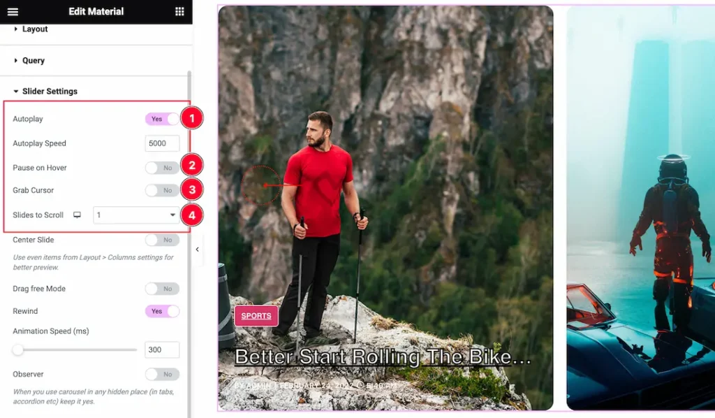 Slider Settings 1 - BdThemes
