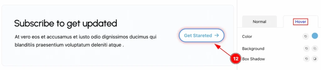 button hover shadow - BdThemes