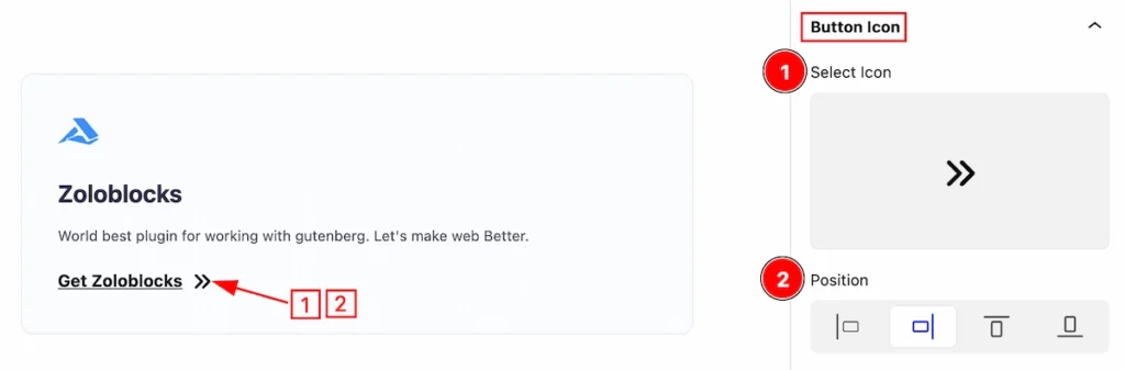button icon - BdThemes