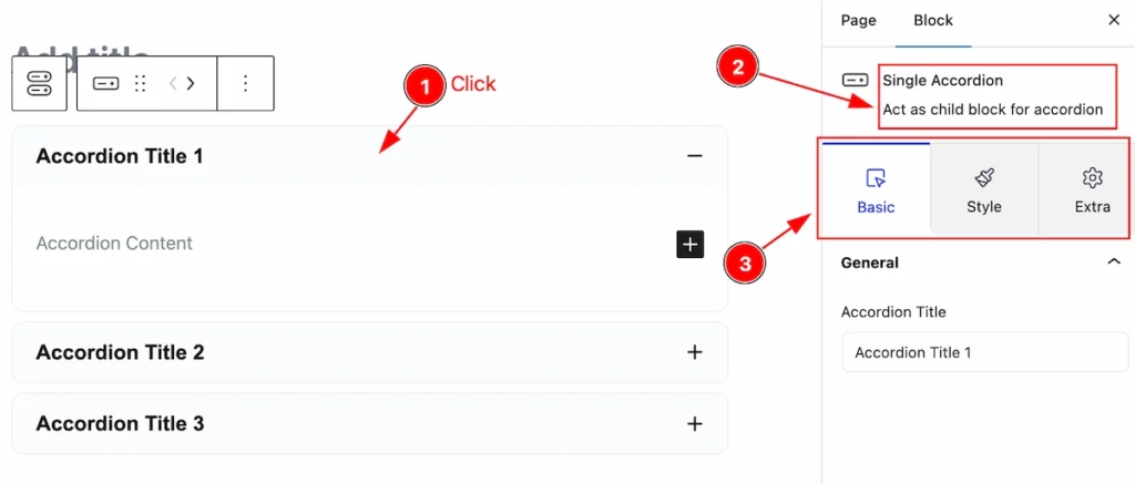 click to select single item - BdThemes
