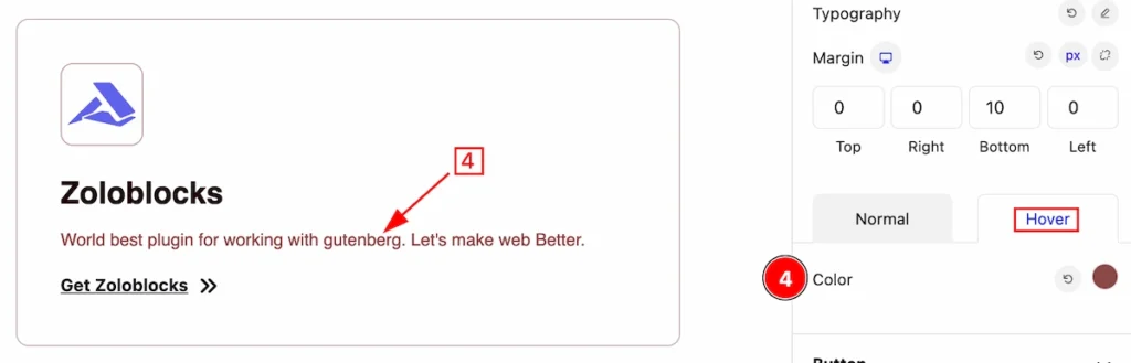 description hover - BdThemes