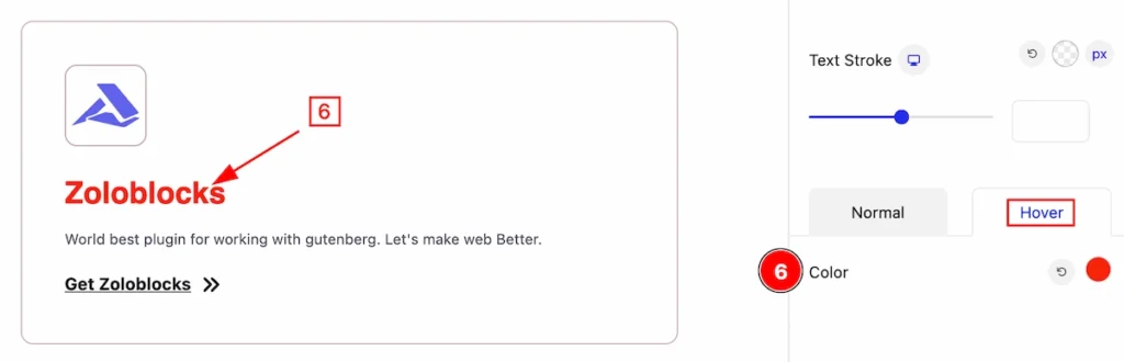 title hover - BdThemes