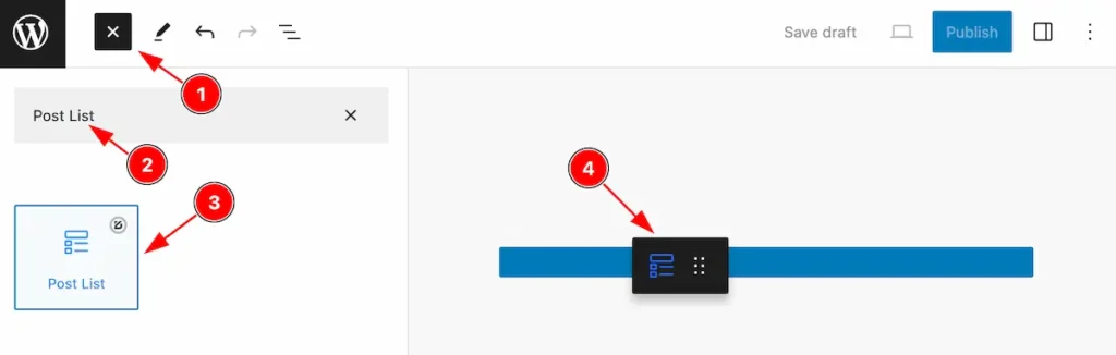 insert post list block - BdThemes