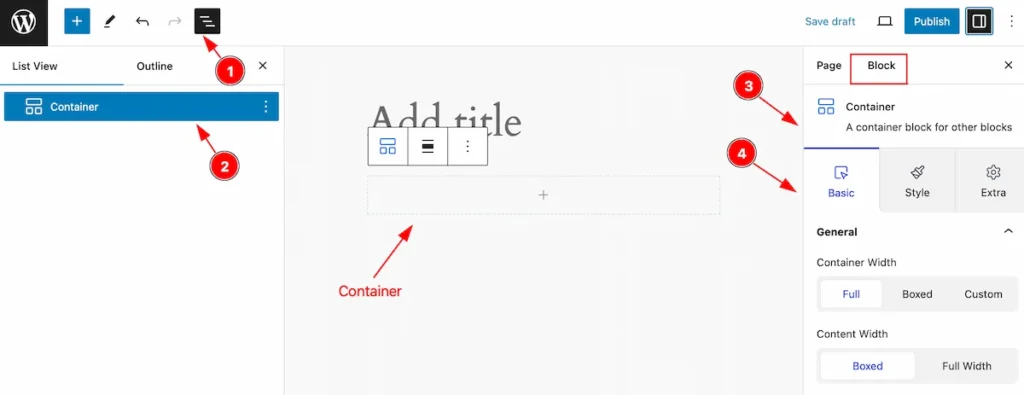 container and list view single - BdThemes